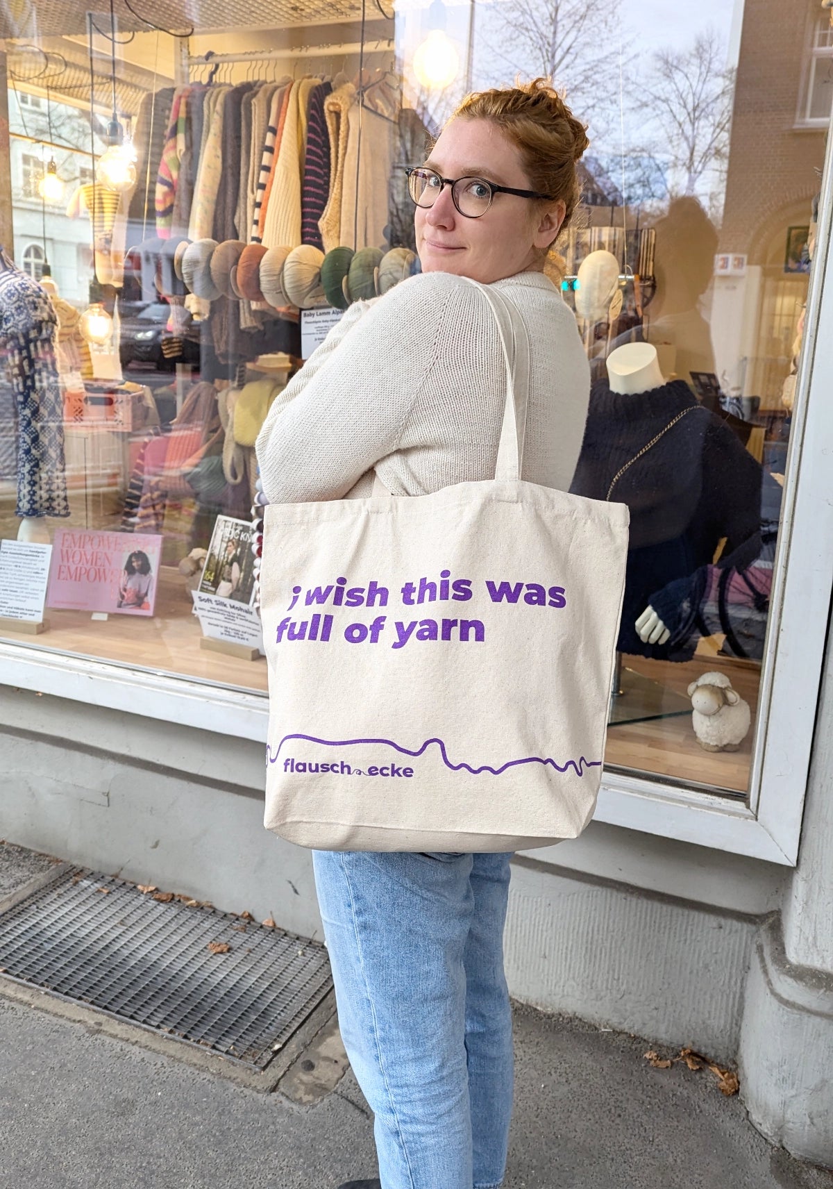 Canvas Shopper "I wish this was full of yarn"