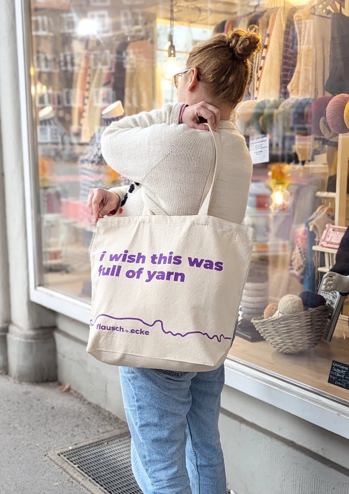 Canvas Shopper "I wish this was full of yarn"