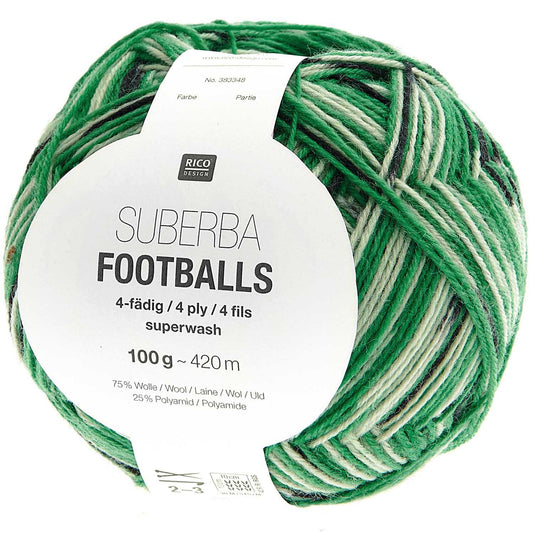 Superba Footballs 4fädig Sockenwolle Hannover 96