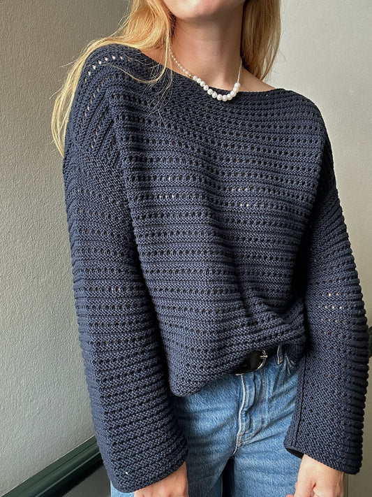 Strickpaket Blouse No.2 von My Favourite Things Knitwear aus dem Originalgarn von Rauma