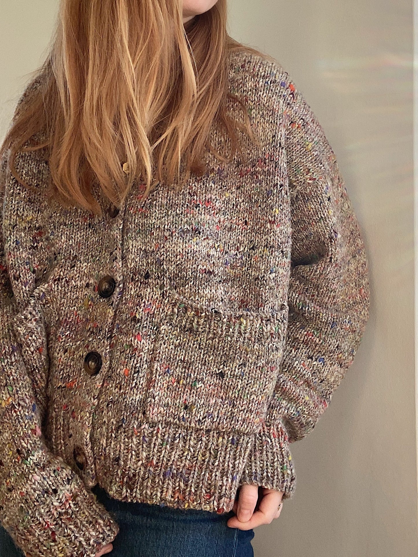 Strickpaket Cardigan No. 8 von My Favourite Things Knitwear aus Aran Tweed & Silk Mohair