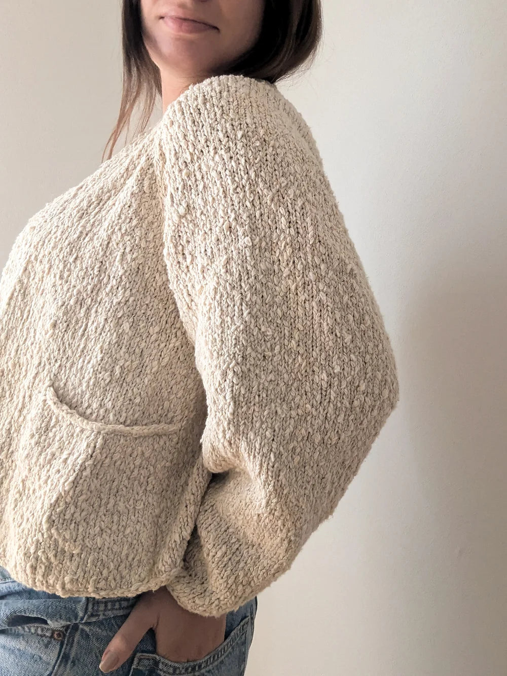 Strickpaket Simplewavecardi von Ann-Kathrin Stoll aus dem Originalgarn von Gepard