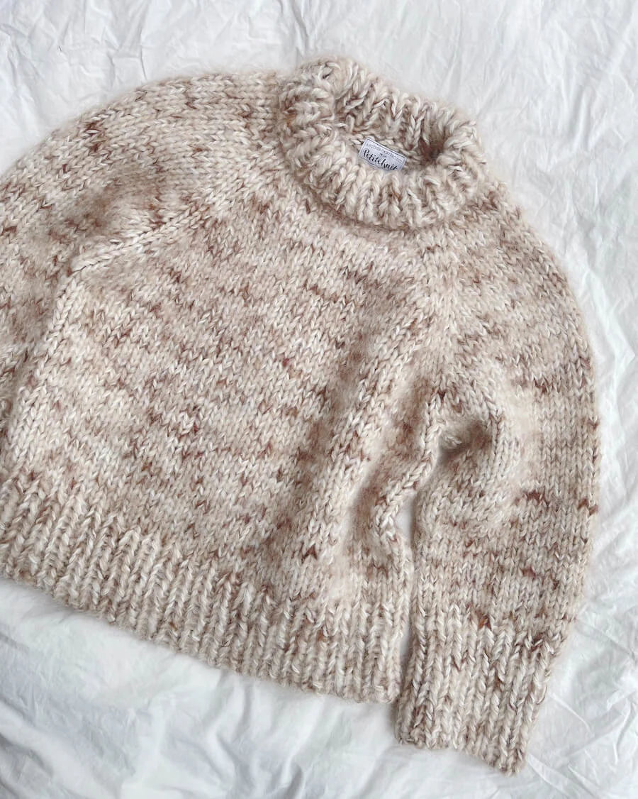 Strickpaket Marble Sweater von Petite Knit aus Original Fat Mohair von Sysleriget & Schurwolle