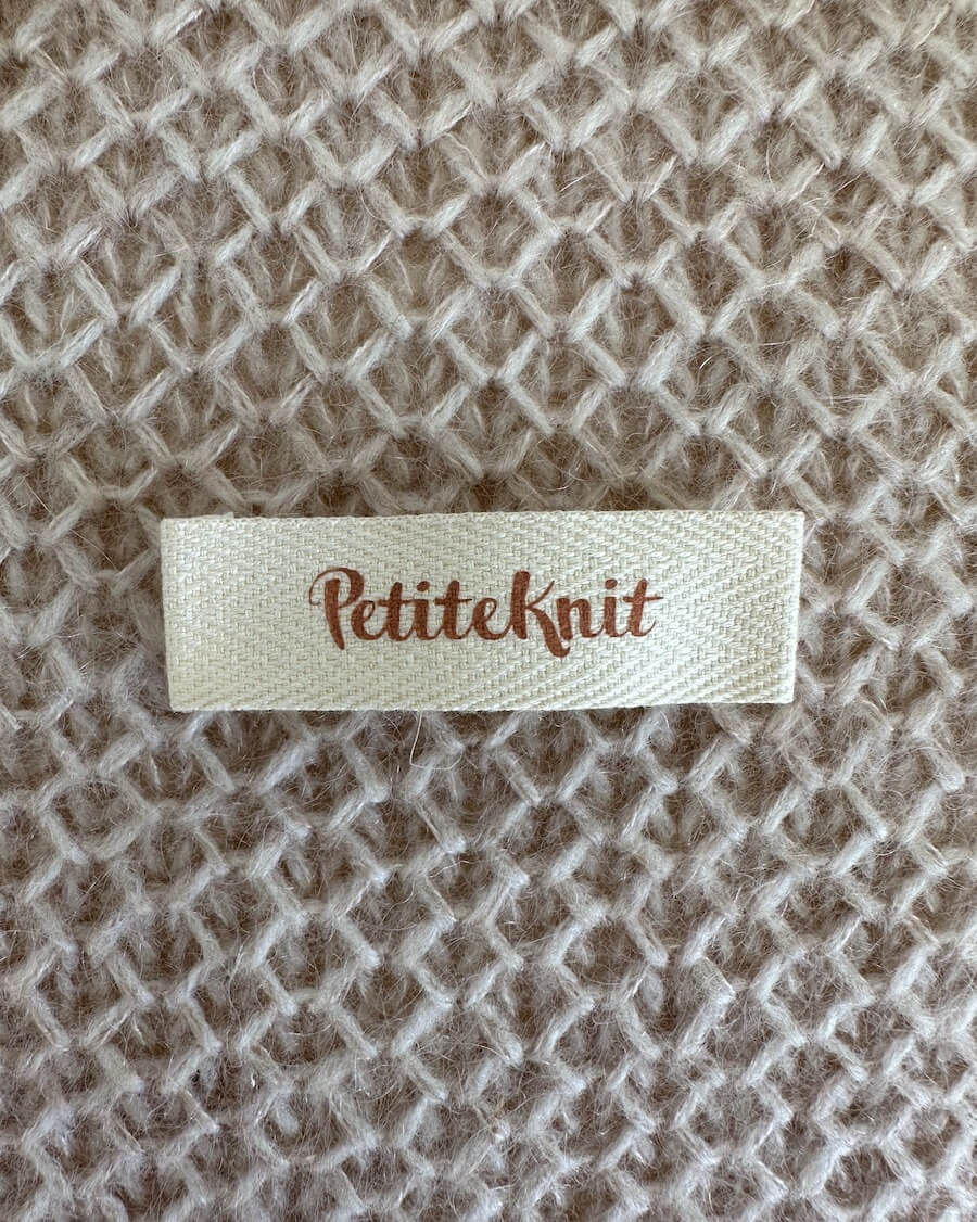 PetiteKnit Baumwoll-Label (diverse)